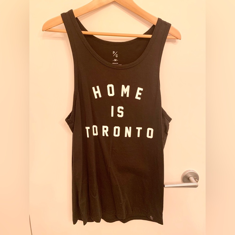 PEACE COLLECTIVE HOME IS TORONTO Tank Top.